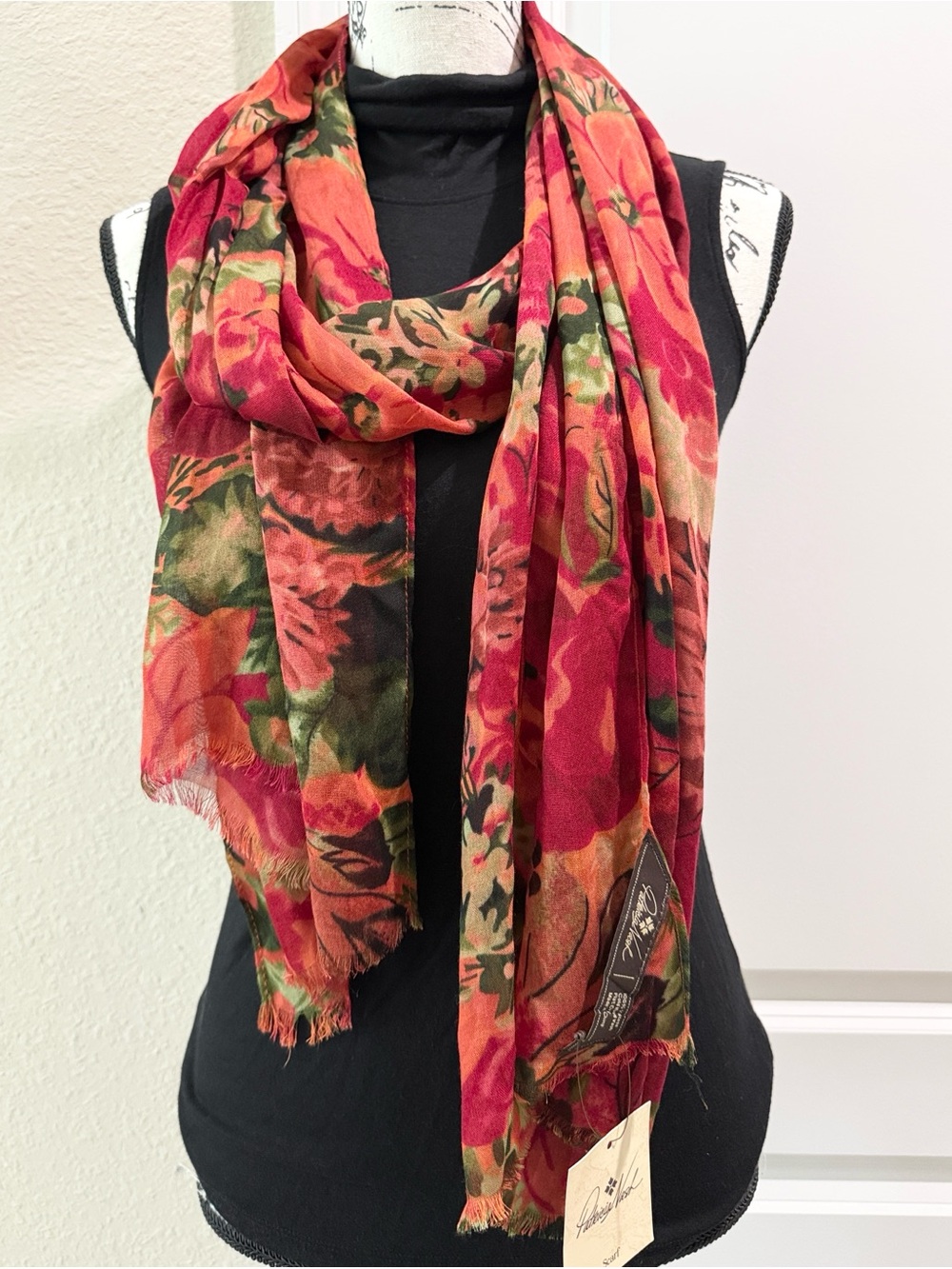 Patricia Nash Floral Scarf